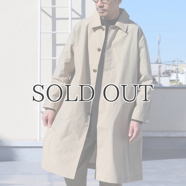 画像8: MACLOWLY(マックローリー)撥水ナイロンタフタ ステンカラーコート【MADE IN JAPAN】『日本製』【送料無料】 / Upscape Audience (8)