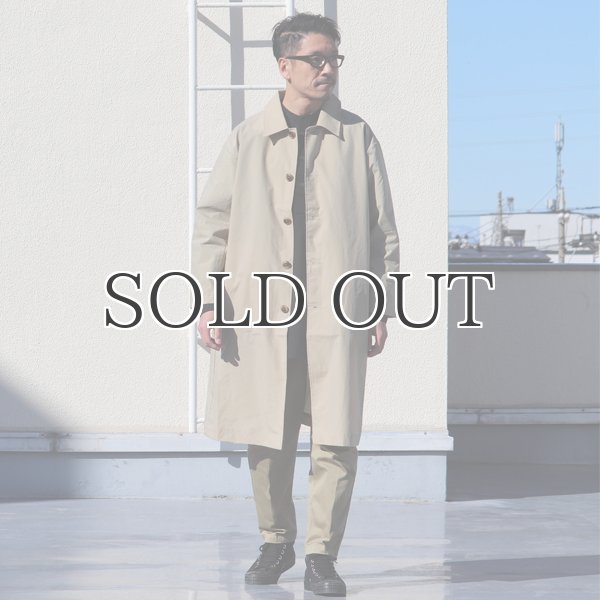 画像9: MACLOWLY(マックローリー)撥水ナイロンタフタ ステンカラーコート【MADE IN JAPAN】『日本製』【送料無料】 / Upscape Audience (9)