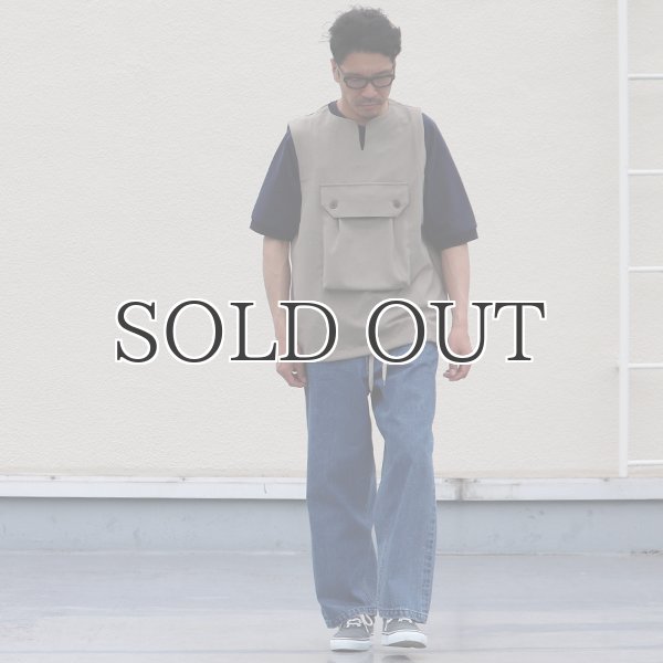 画像19: Reflax®(リフラクス)テック リネンライク CANAPA(カナパ)  ビッグポケットキーネックベスト【MADE IN JAPAN】『日本製』 / Upscape Audience (19)