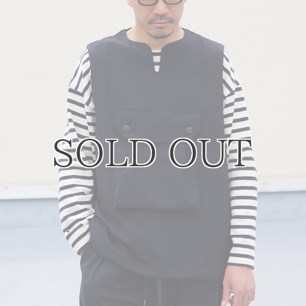 画像3: Reflax®(リフラクス)テック リネンライク CANAPA(カナパ)  ビッグポケットキーネックベスト【MADE IN JAPAN】『日本製』 / Upscape Audience (3)