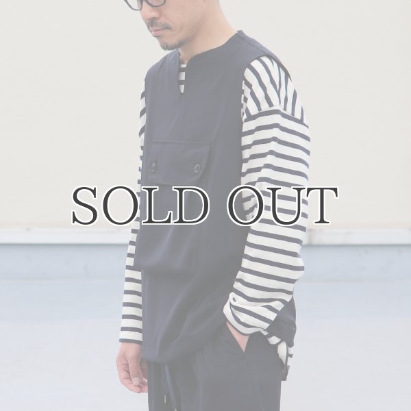 画像5: Reflax®(リフラクス)テック リネンライク CANAPA(カナパ)  ビッグポケットキーネックベスト【MADE IN JAPAN】『日本製』 / Upscape Audience (5)