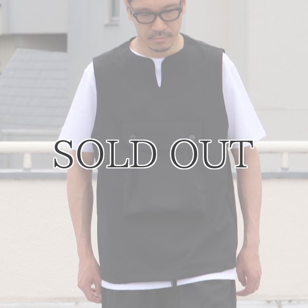 画像8: Reflax®(リフラクス)テック リネンライク CANAPA(カナパ)  ビッグポケットキーネックベスト【MADE IN JAPAN】『日本製』 / Upscape Audience (8)