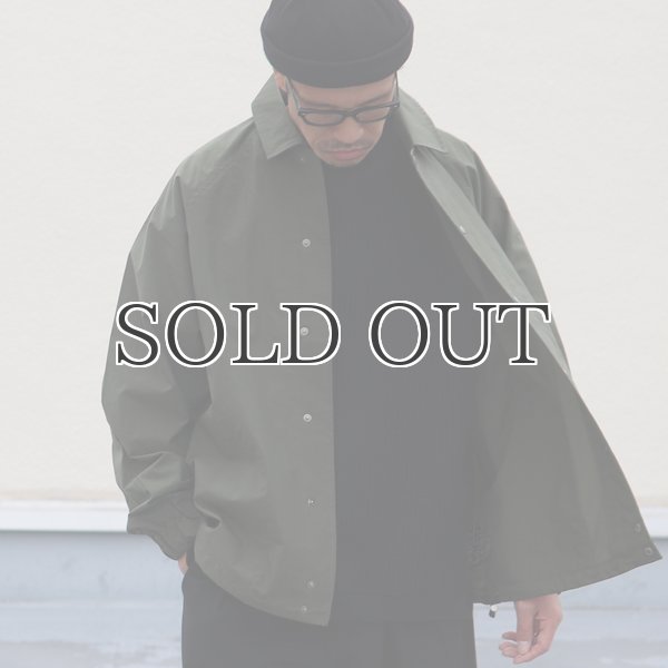 画像3: MACLOWLY(マックローリー)撥水ナイロンタフタ ラップアップコーチジャケット【MADE IN JAPAN】『日本製』【送料無料】 / Upscape Audience (3)