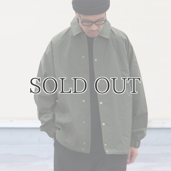 画像2: MACLOWLY(マックローリー)撥水ナイロンタフタ ラップアップコーチジャケット【MADE IN JAPAN】『日本製』【送料無料】 / Upscape Audience (2)