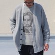 画像10: ビッグワッフル 3XL ラグラン ニットカーディガン【MADE IN JAPAN】『日本製』 / Upscape Audience (10)