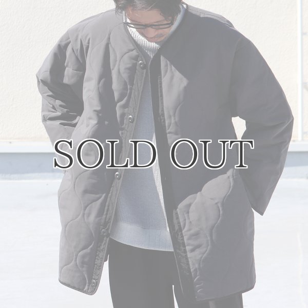 画像2: Teflon（テフロン）耐水撥水コットンタッチナイロン ウェーブキルト ライナーコート【MADE IN JAPAN】『日本製』【送料無料】/ Upscape Audience (2)