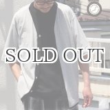 画像: 粗挽き天竺 ツートン ハーフスリーブ ベースボールカーディガン【MADE IN JAPAN】『日本製』/ Upscape Audience