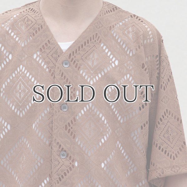 画像17: MILPA® （ミルパ）テック スカラレース ハーフスリーブ ベースボール カーディガン【MADE IN JAPAN】『日本製』/ Upscape Audience (17)