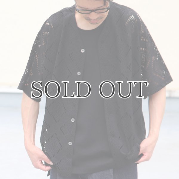 画像9: MILPA® （ミルパ）テック スカラレース ハーフスリーブ ベースボール カーディガン【MADE IN JAPAN】『日本製』/ Upscape Audience (9)