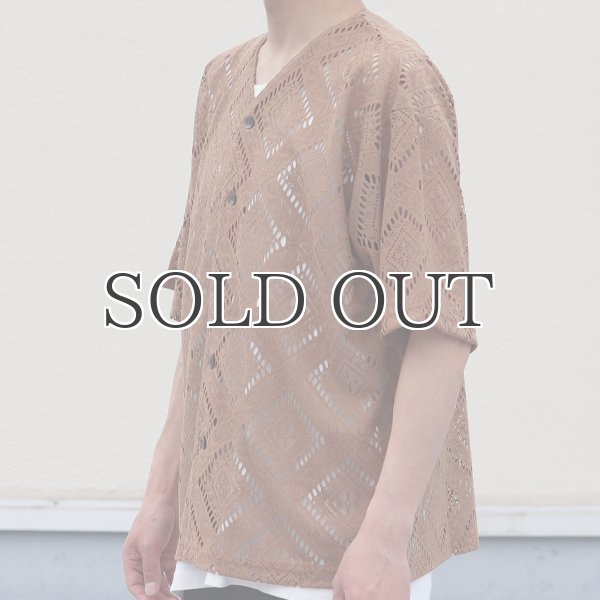 画像9: MILPA® （ミルパ）テック スカラレース ハーフスリーブ ベースボール カーディガン【MADE IN JAPAN】『日本製』/ Upscape Audience (9)