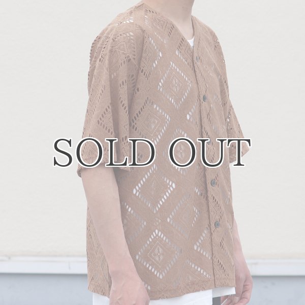 画像12: MILPA® （ミルパ）テック スカラレース ハーフスリーブ ベースボール カーディガン【MADE IN JAPAN】『日本製』/ Upscape Audience (12)