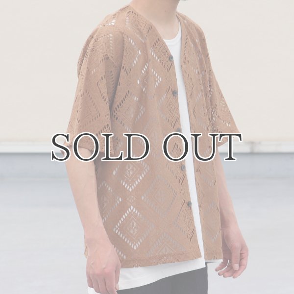 画像5: MILPA® （ミルパ）テック スカラレース ハーフスリーブ ベースボール カーディガン【MADE IN JAPAN】『日本製』/ Upscape Audience (5)