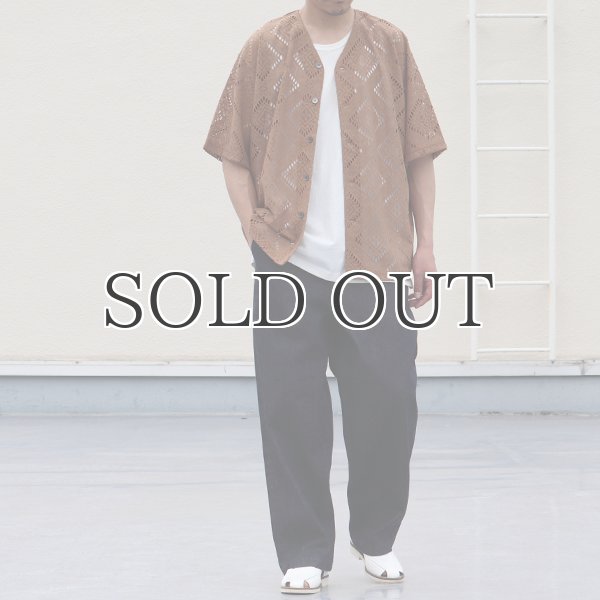 画像7: MILPA® （ミルパ）テック スカラレース ハーフスリーブ ベースボール カーディガン【MADE IN JAPAN】『日本製』/ Upscape Audience (7)