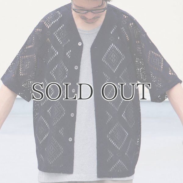 画像4: MILPA® （ミルパ）テック スカラレース ハーフスリーブ ベースボール カーディガン【MADE IN JAPAN】『日本製』/ Upscape Audience (4)