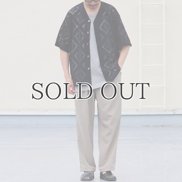 画像7: MILPA® （ミルパ）テック スカラレース ハーフスリーブ ベースボール カーディガン【MADE IN JAPAN】『日本製』/ Upscape Audience (7)