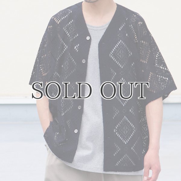 画像9: MILPA® （ミルパ）テック スカラレース ハーフスリーブ ベースボール カーディガン【MADE IN JAPAN】『日本製』/ Upscape Audience (9)