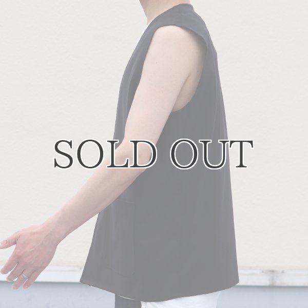 画像13: Reflax®(リフラクス)テック リネンライク ツイル ストレッチ ノースリーブ ベスト【MADE IN JAPAN】『日本製』 / Upscape Audience (13)