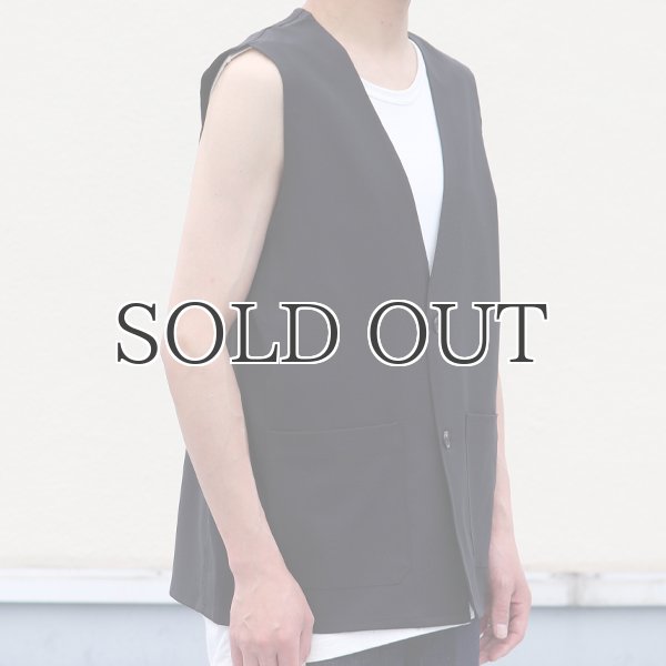 画像15: Reflax®(リフラクス)テック リネンライク ツイル ストレッチ ノースリーブ ベスト【MADE IN JAPAN】『日本製』 / Upscape Audience (15)