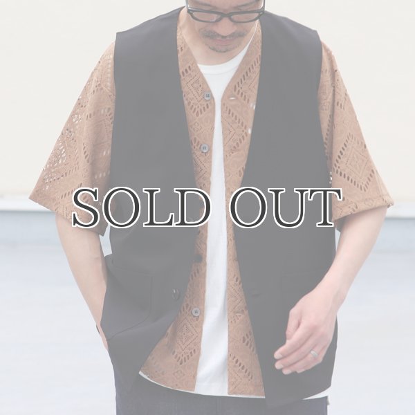 画像3: Reflax®(リフラクス)テック リネンライク ツイル ストレッチ ノースリーブ ベスト【MADE IN JAPAN】『日本製』 / Upscape Audience (3)