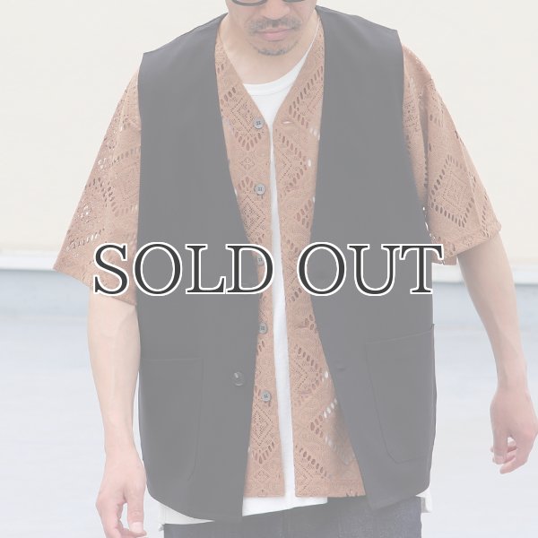 画像4: Reflax®(リフラクス)テック リネンライク ツイル ストレッチ ノースリーブ ベスト【MADE IN JAPAN】『日本製』 / Upscape Audience (4)