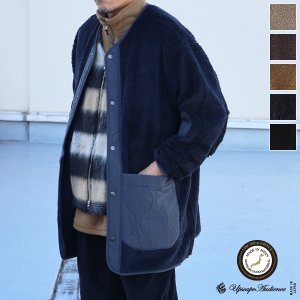 画像: 【Lanificio Becagli(ベッカリー)】トスカーナボア キルティングミックス スナップ ライナーコート【MADE IN JAPAN】『日本製』【送料無料】/ Upscape Audience