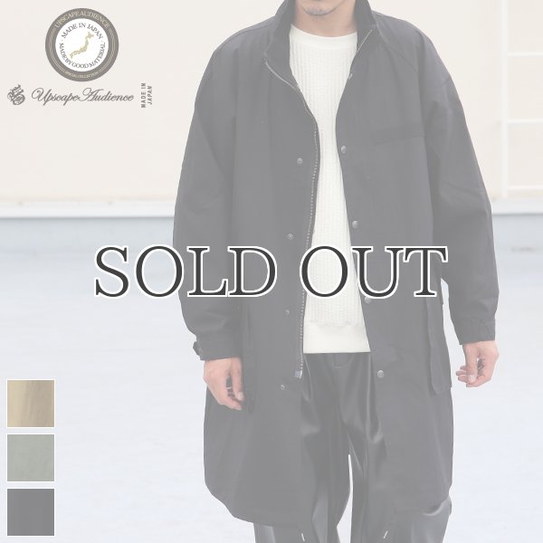 綿ナイロン高密度ギャバ M-90 スタンドモッズ ラップコート【MADE IN