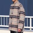 画像12: ECOLANA シャギーチェック バルーンジャケット【MADE IN JAPAN】『日本製』【送料無料】 / Upscape Audience (12)