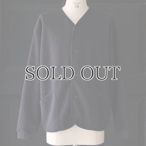 画像4: ウールビッグワッフル ARMY カーディガン【MADE IN JAPAN】『日本製』 / Upscape Audience (4)