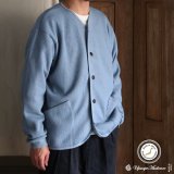 画像: ウールビッグワッフル ARMY カーディガン【MADE IN JAPAN】『日本製』 / Upscape Audience
