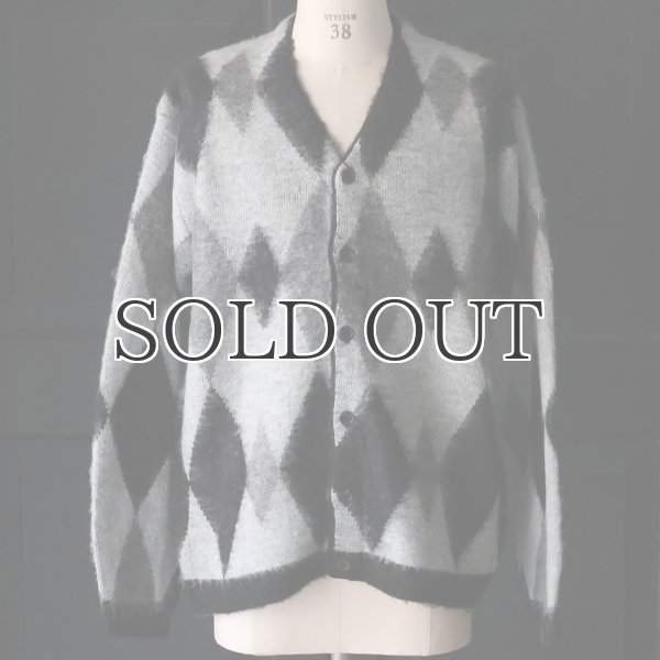 画像10: TOWNCRAFT タウンクラフト(tc24f011) / シャギー ヴィンテージパターン カーディガン (10)