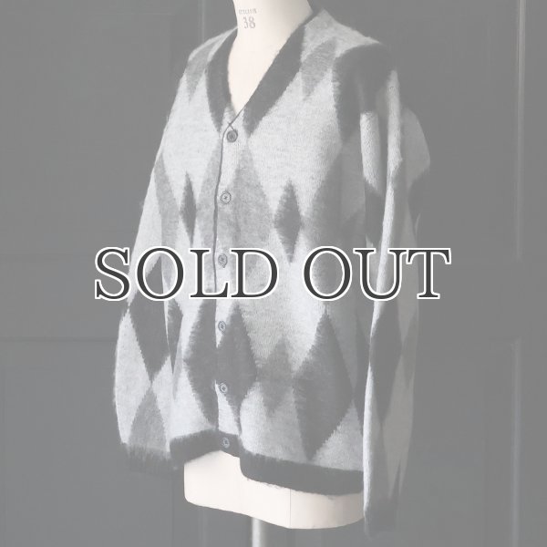 画像11: TOWNCRAFT タウンクラフト(tc24f011) / シャギー ヴィンテージパターン カーディガン (11)