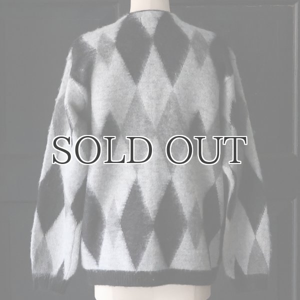 画像13: TOWNCRAFT タウンクラフト(tc24f011) / シャギー ヴィンテージパターン カーディガン (13)