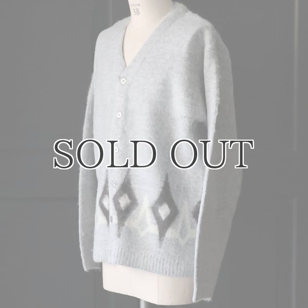 画像7: TOWNCRAFT タウンクラフト(tc24f011) / シャギー ヴィンテージパターン カーディガン (7)