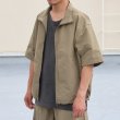 画像5: 綿ナイロンギャバ スタンドZIP ハーフスリーブ シャツジャケット / Audience (5)