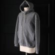 画像6: 「尾州」コットンキルト スタンドフード ZIPパーカー【MADE IN JAPAN】『日本製』【送料無料】 / Upscape Audience (6)