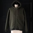 画像9: 「尾州」コットンキルト スタンドフード ZIPパーカー【MADE IN JAPAN】『日本製』【送料無料】 / Upscape Audience (9)