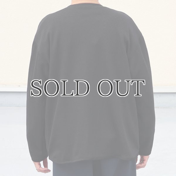 画像5: ボンバーヒート ハニカムサーマル ノーカラー ARMY ジャケット【MADE IN JAPAN】『日本製』 / Upscape Audience (5)