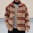 画像3: ECOLANA(エコラーナ) シャギーチェック スタンドオーバー ジャケット【MADE IN JAPAN】『日本製』【送料無料】 / Upscape Audience (3)