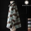 画像1: ECOLANA(エコラーナ) シャギーチェック スタンドオーバー ジャケット【MADE IN JAPAN】『日本製』【送料無料】 / Upscape Audience (1)