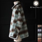 画像: ECOLANA(エコラーナ) シャギーチェック スタンドオーバー ジャケット【MADE IN JAPAN】『日本製』【送料無料】 / Upscape Audience