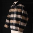 画像7: ECOLANA(エコラーナ) シャギーチェック スタンド ZIP ジャケット【MADE IN JAPAN】『日本製』【送料無料】 / Upscape Audience (7)