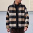 画像2: ECOLANA(エコラーナ) シャギーチェック スタンド ZIP ジャケット【MADE IN JAPAN】『日本製』【送料無料】 / Upscape Audience (2)