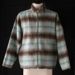 画像4: ECOLANA(エコラーナ) シャギーチェック スタンド ZIP ジャケット【MADE IN JAPAN】『日本製』【送料無料】 / Upscape Audience (4)