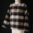 画像11: ECOLANA(エコラーナ) シャギーチェック ノーカラー スナップ ジャケット【MADE IN JAPAN】『日本製』【送料無料】 / Upscape Audience (11)