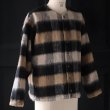 画像14: ECOLANA(エコラーナ) シャギーチェック ノーカラー スナップ ジャケット【MADE IN JAPAN】『日本製』【送料無料】 / Upscape Audience (14)
