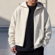 画像3: 「和歌山」 度詰裏毛 (11オンス) ボクシー クロップド フードZIPパーカー【MADE IN JAPAN】【送料無料】『日本製』 / Upscape Audience (3)
