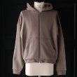 画像7: 「和歌山」 度詰裏毛 (11オンス) ボクシー クロップド フードZIPパーカー【MADE IN JAPAN】【送料無料】『日本製』 / Upscape Audience (7)