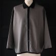 画像2: LANATEC® (ラナテック) TECH シャンブレーシャークスキン ポロカーディガン【MADE IN JAPAN】『日本製』【送料無料】/ Upscape Audience (2)