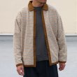 画像2: 「尾州」JAZZネップ マルチカラー ジャガード ポロニットソー カーディガン【MADE IN JAPAN】『日本製』 / Upscape Audience (2)