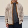 画像3: 「尾州」JAZZネップ マルチカラー ジャガード ポロニットソー カーディガン【MADE IN JAPAN】『日本製』 / Upscape Audience (3)